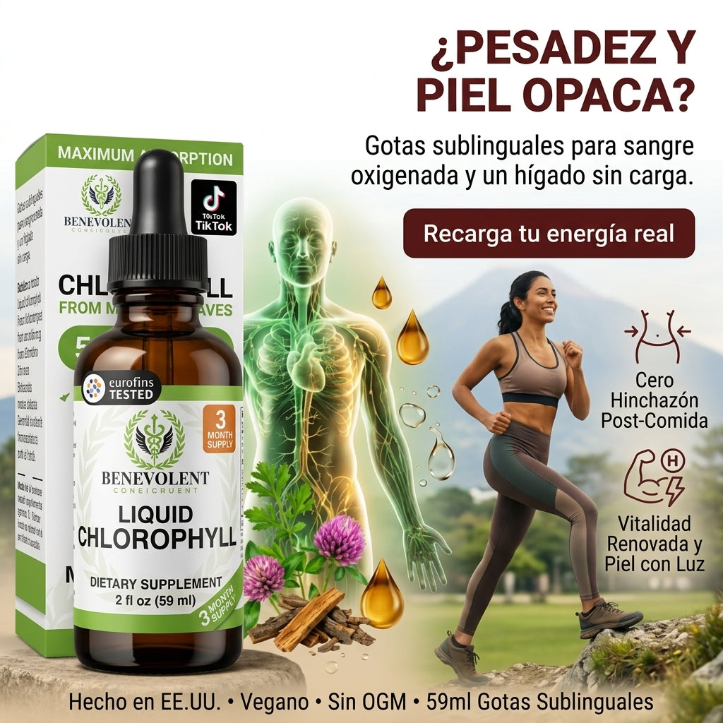 Liquid Chlorophyll — Clorofila Líquida en Gotas