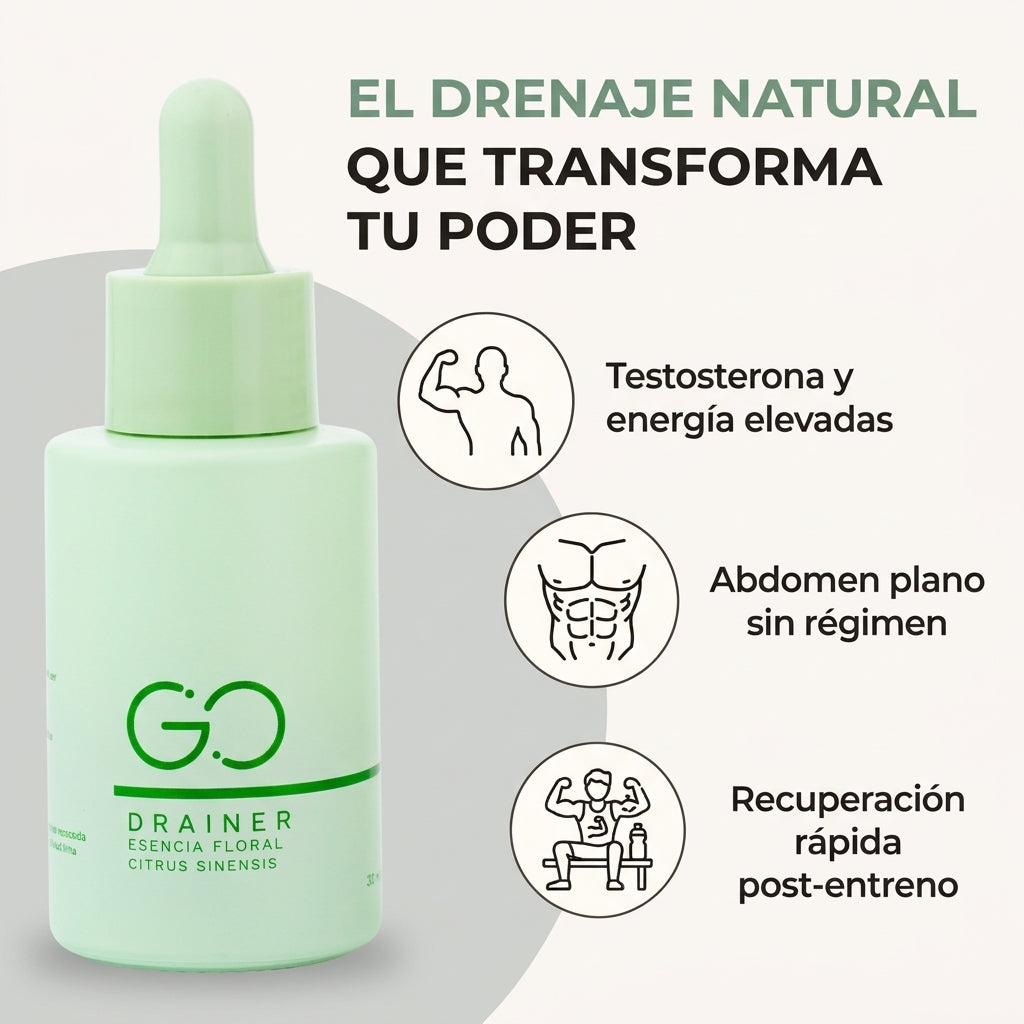 G.O Drainer Men — Energía y Drenaje Masculino